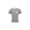 Moncler Mountain Logo Striped Cotton Jersey T-shirt Multicolor In Multicolor