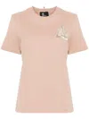 Moncler Mountain-logo T-shirt In Neutrals