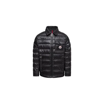 Moncler Kids' Doudoune-chemise Mourillon, Garçons, Noir, Taille: 8a In Black