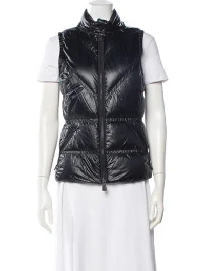 Pre-owned Moncler Moye Gilet Nylon Down Jacket In Black