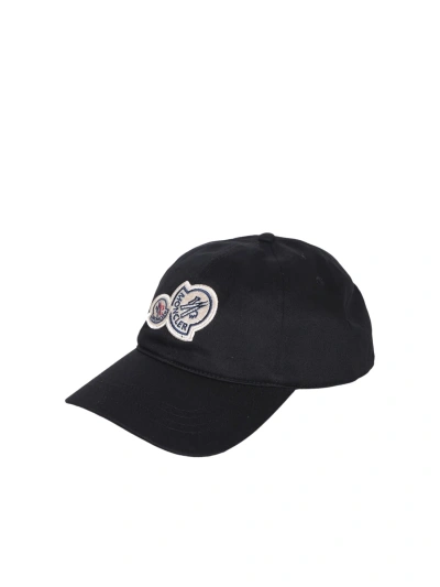 Moncler Multi Patch Logo Black Hat