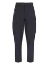 Moncler Multi-pocket Wide Pants In Black  