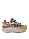 MONCLER MULTICOLOR LEATHER BLEND SNEAKERS