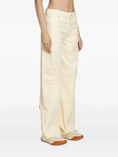 Moncler Multi-pocket Cargo Pants In Neutrals