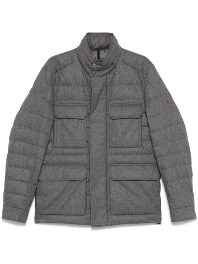 Moncler Munt Jacket In Gray