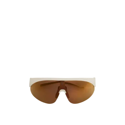 Moncler De Soleil Ovales Myrr, Unisexe, Blanc, Taille: 42 In Brown