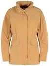 Moncler 'nades' Beige Polyester Blend Jacket In Neutrals