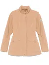 Moncler Nades Jacket Clothing In Brown