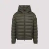Moncler Insulated Lightweight Waistcoat With Silhouette In Green