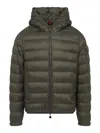 Moncler Insulated Lightweight Waistcoat With Silhouette In Green