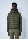 Moncler Insulated Lightweight Waistcoat With Silhouette In Green
