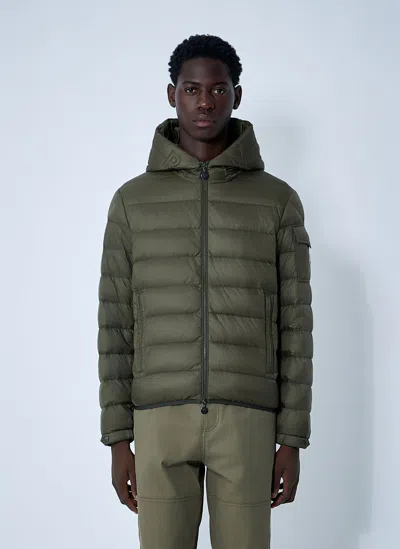 Moncler Najan Short Down Jacket In Green