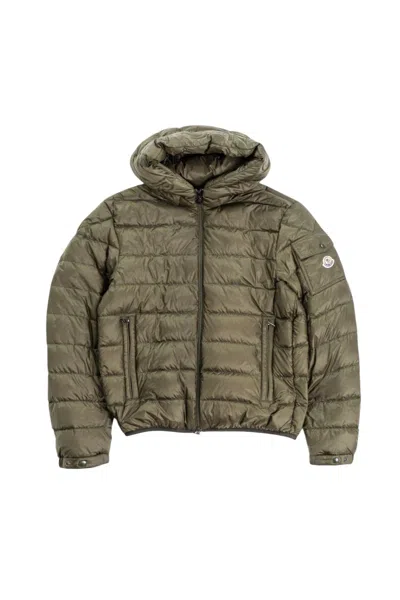 Moncler Najan Short Down Jacket In Green