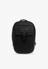 Moncler Nakoa Logo Patch Backpack In Black