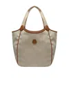 Moncler Nalani Canvas Tote Bag In Nude