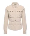 Moncler Nangy Quilted Cotton And Modal-blend Corduroy Down Jacket In Neutral