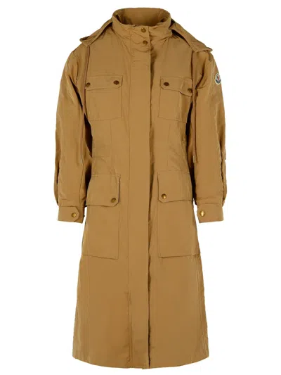 Moncler Nantes Casual Jackets And Parka Beige