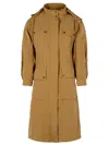 Moncler Drawstring Parka With Epaulettes And Hood
