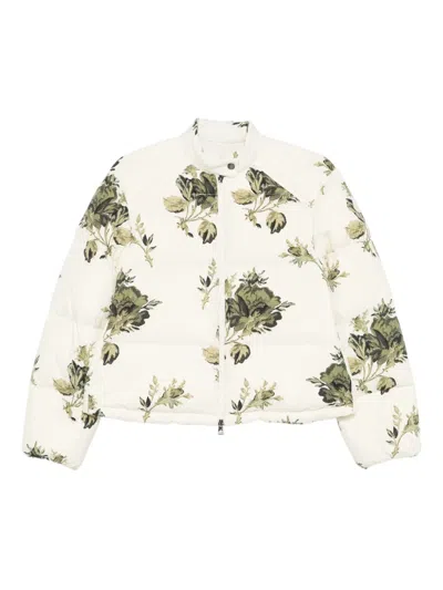 Moncler Nasso Puffer Jacket In White