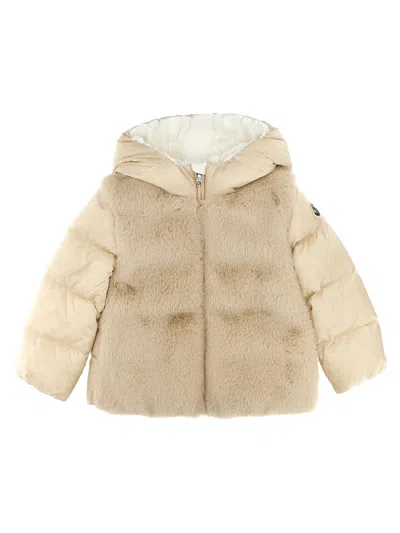 Moncler Babies' Natas Down Jacket In Beige