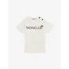 Moncler T-shirt En Jersey Avec Logo In White