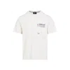 Moncler Cotton T-shirt With Embossed Logo Grenoble Clothing In White