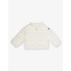 MONCLER MONCLER NATURAL LANS BRAND-PATCH SHELL-DOWN JACKET 6-36 MONTHS