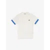 Moncler Kids' Logo-embroidered Cotton-pique Polo Shirt 4-14 Years Natural