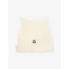 Moncler Girl's Wool Fleece Infant Beanie With Teddy Bear Ears In Yellow