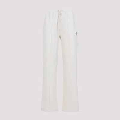 Moncler Natural White Cotton Sweat Bottoms Pants