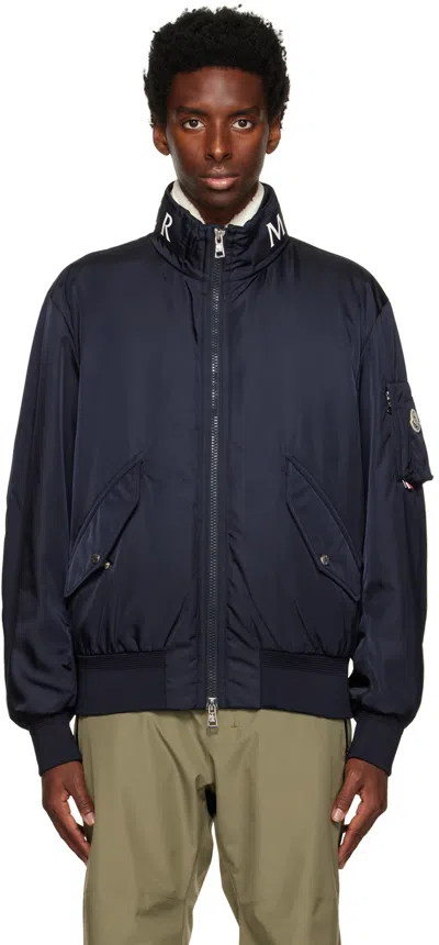 Moncler Blue Timur Bomber Jacket