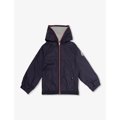 Moncler Babies'  Navy Anton Brand-patch Shell Jacket 3-36 Months