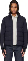 Moncler Navy Araripe Mid-layer Down Jacket In Black