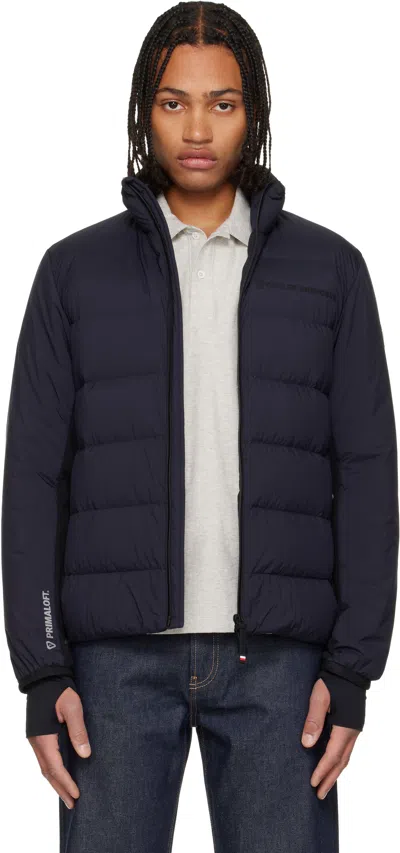 Moncler Navy Araripe Mid-layer Down Jacket In Black