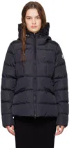 Moncler Navy Avoce Down Jacket In 778 Navy Blue