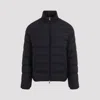 Moncler Black Baudinet Short Jacket In Blue