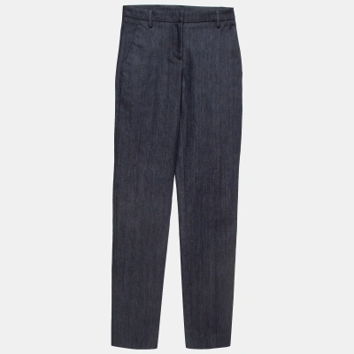 Pre-owned Moncler Navy Blue Denim Slim Fit Jeans M Waist 28''
