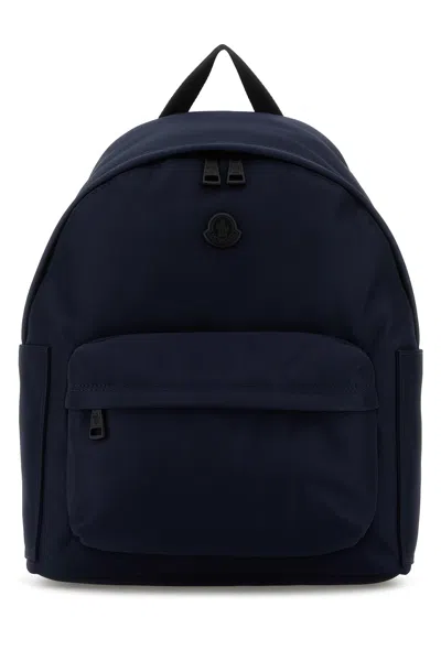 MONCLER ZAINO NEW PIERRICK IN TESSUTO BLU NAVY UOMO