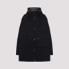 Moncler Gaillon Drawstring Hood Cotton Jacket In Navy Blue