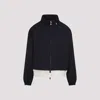 Moncler Janze Jacket Stand-up Collar In Navy Blue