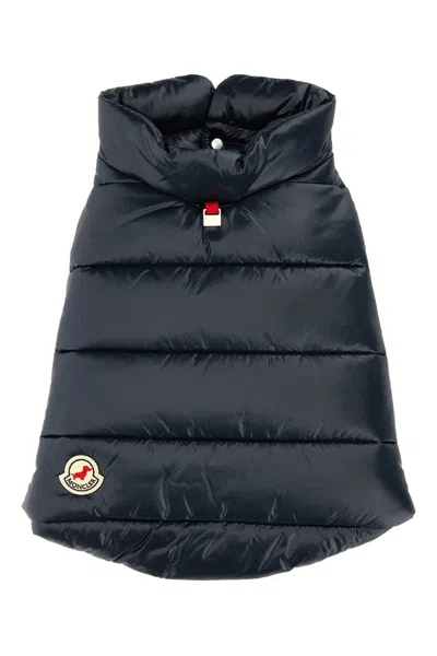 Moncler Navy Blue Nylon Dog Padded Jacket