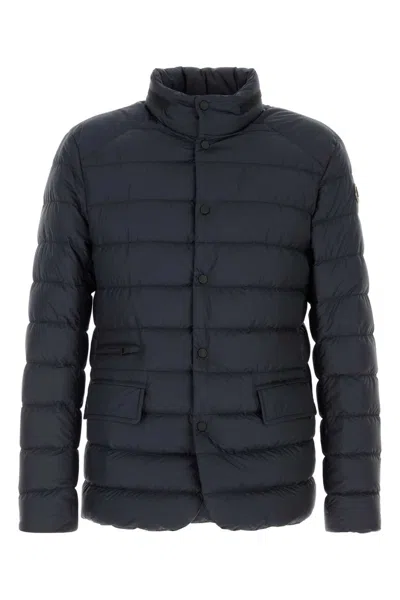 Moncler Navy Blue Polyester Carrelet Down Jacket
