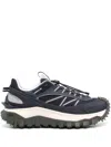 Moncler Round Toe Lace In Navy Blue