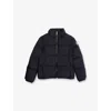 Moncler Navy Cermasa Padded Shell-down Jacket 4-1 In Black
