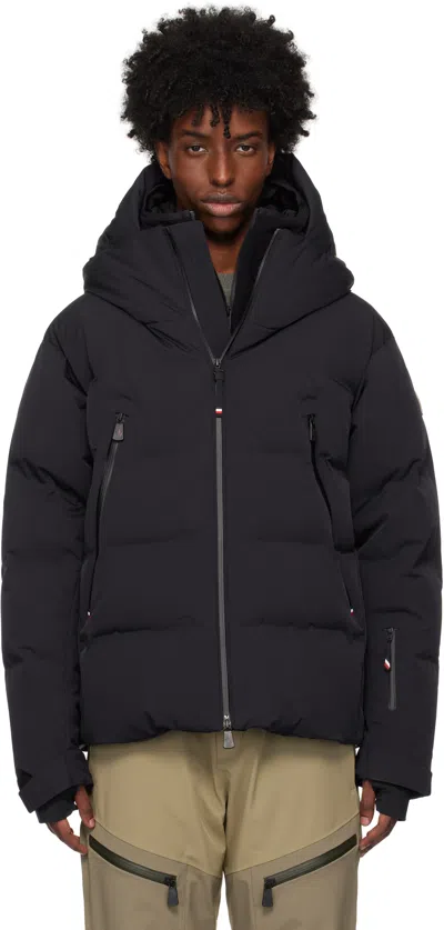 Moncler Navy Fellberg Down Jacket In 742 - Navy Blue