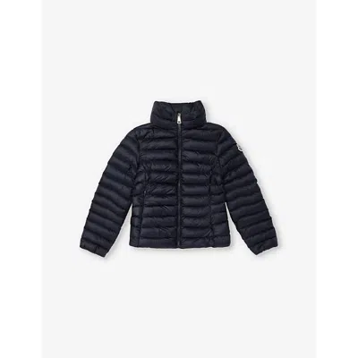 Moncler Kids' Ige Logo-patch Shell-down Puffer Jacket 4-10 Years Navy