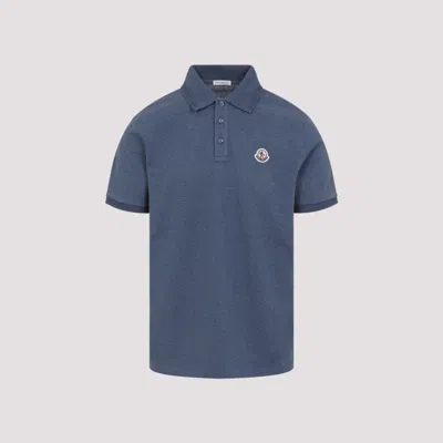 MONCLER NAVY LOGO POLO