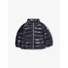Moncler Navy Othoniel Regular-fit Shell-down Jacket 6 Months-3 Year In Black