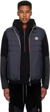 Moncler Rabuons Tech Down Jacket In 779 - Navy Blue