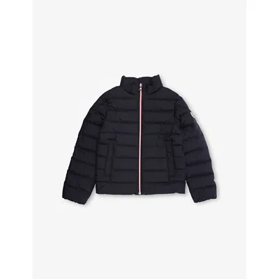 Moncler Kids' Serapio Padded Shell-down Jacket 4-14 Years Navy